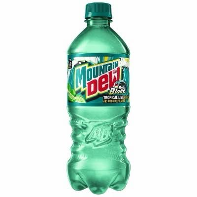 Mt dew Baja Blast 20oz.