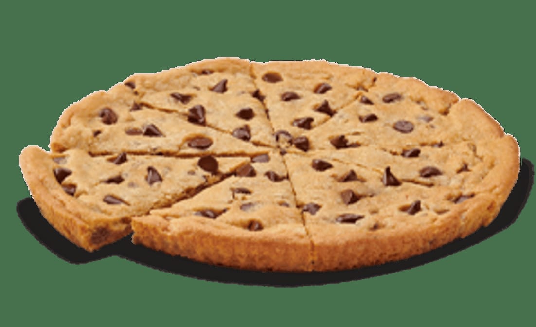 Chocolate Chip Pizza Cookie.