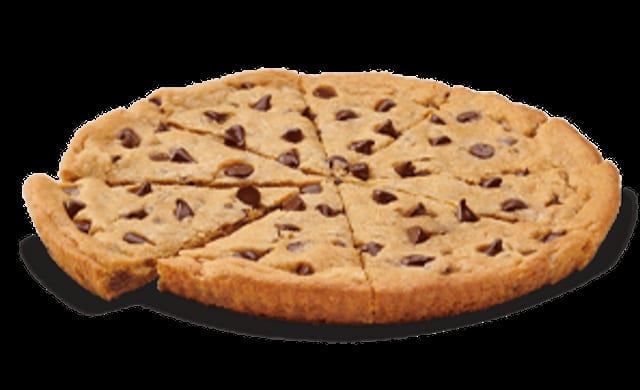 Chocolate Chip Pizza Cookie.